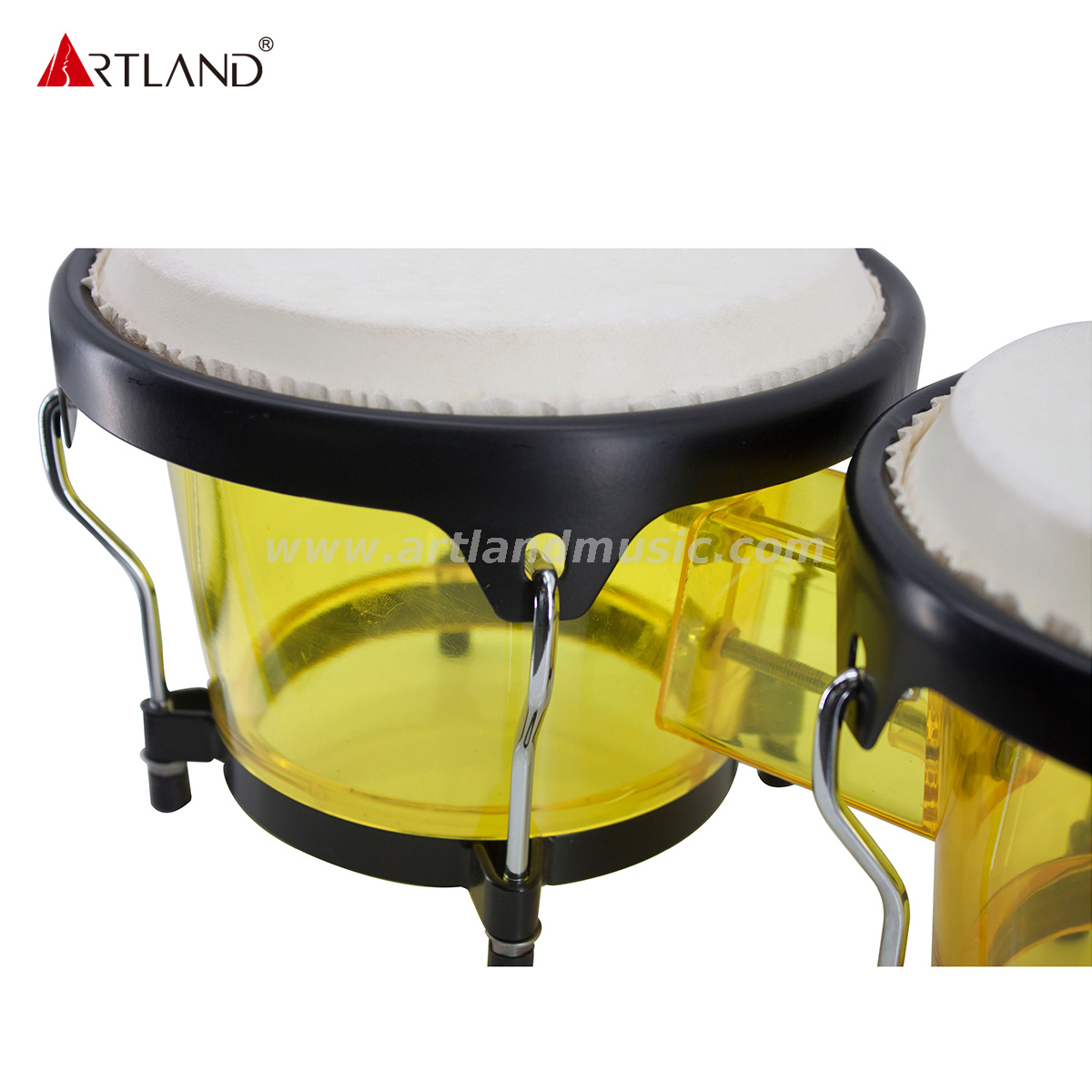 Tambor de mano de percusión de tambor Bongo de varios colores para niños adultos principiantes (BGD068)
