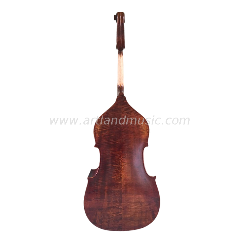 Contrabajo de madera maciza hecho a mano con llama agradable (HB300)