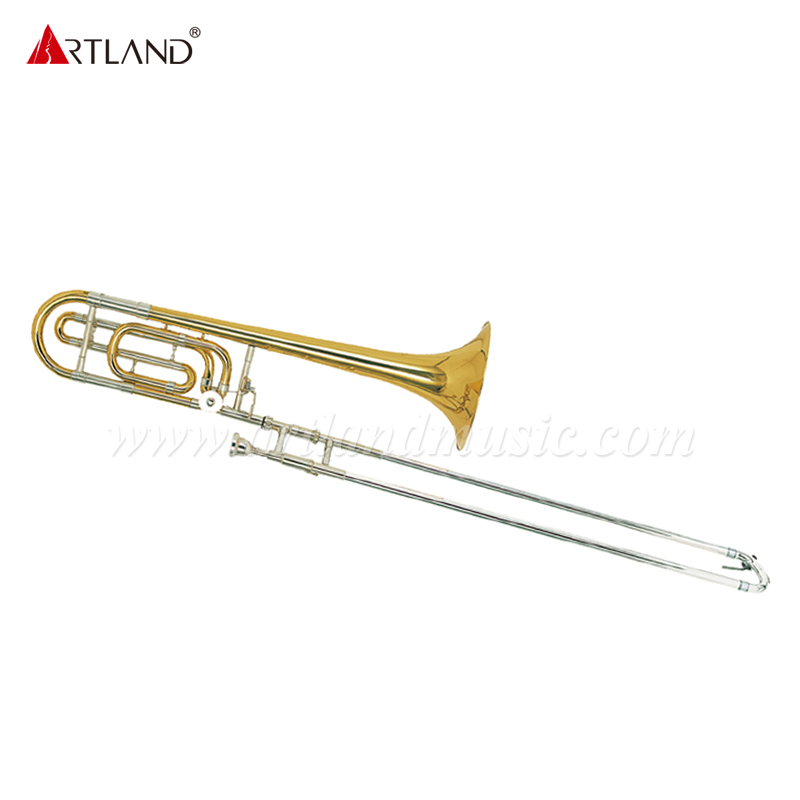Trombón tenor lacado dorado Bb/F (ASL-820)