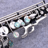 Saxofón soprano Sib de color negro de grado maestro (ASS5506BC)