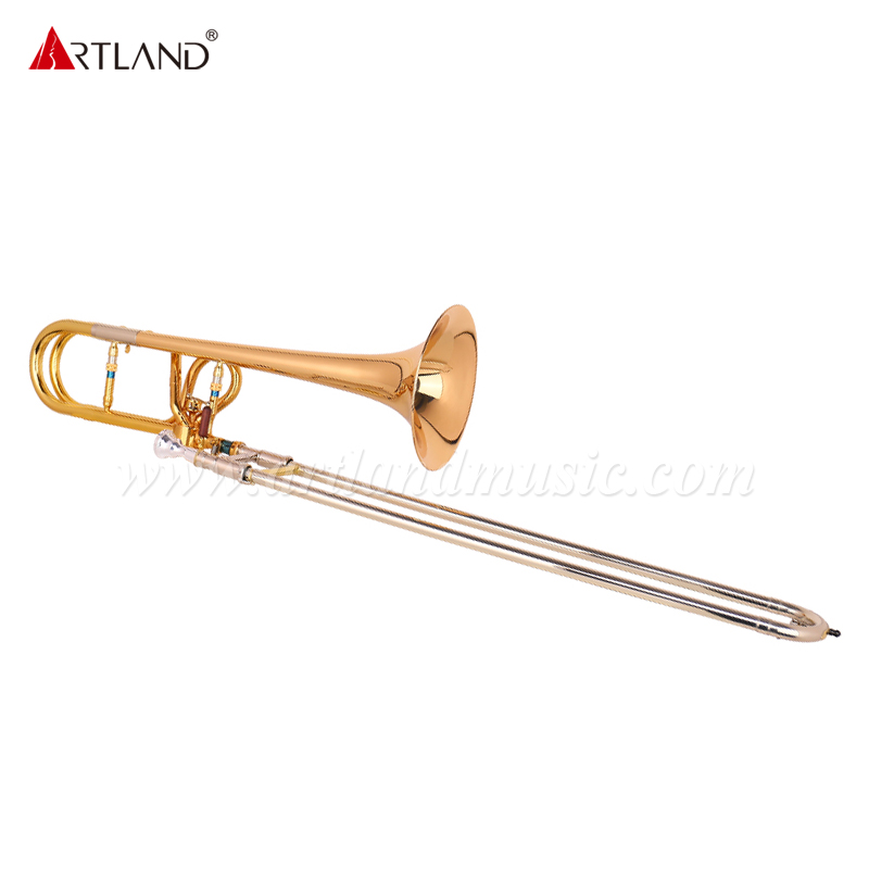 Trombón tenor lacado dorado Bb/F (ASL-990)