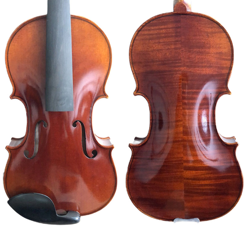 Viola avanzada hecha a mano con ajuste de ébano (AA50)