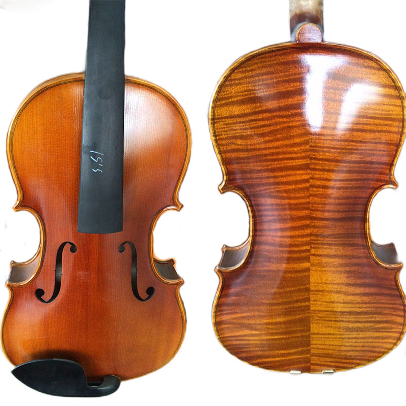 Viola flameada hecha a mano antigua avanzada (AA300)