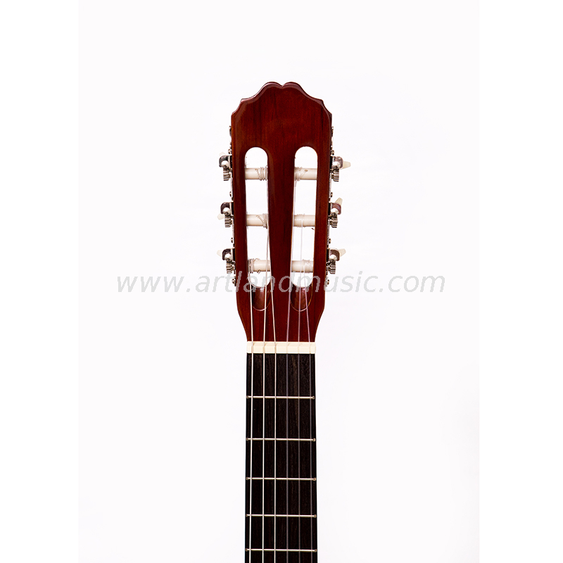 Guitarra clásica trasera y lateral de tilo con tapa de abeto (CG966)