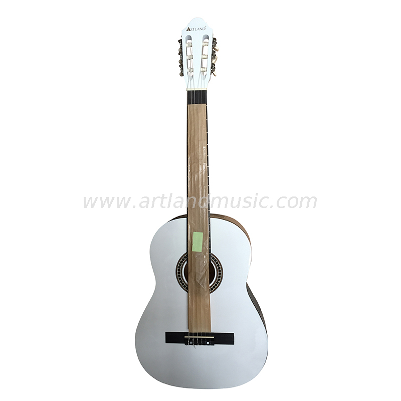 Precio mayorista de color blanco Guitarra clásica (CG860WT)