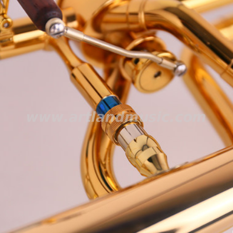 Trombón Sib/Fa Lacado Dorado (AT990)