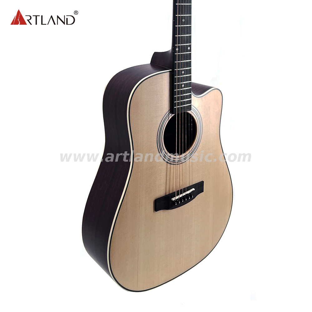 Solid Spruce Top Lamined Rosewood Back and Side Acústica Guitar (AG4219C)