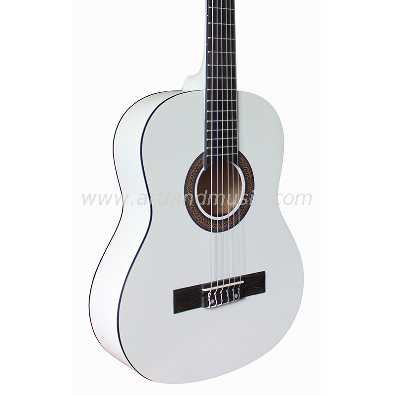 Precio mayorista de guitarra clásica de color blanco (CG860WT)