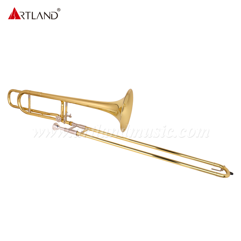 Trombón tenor lacado dorado Bb/F (ASL-800)