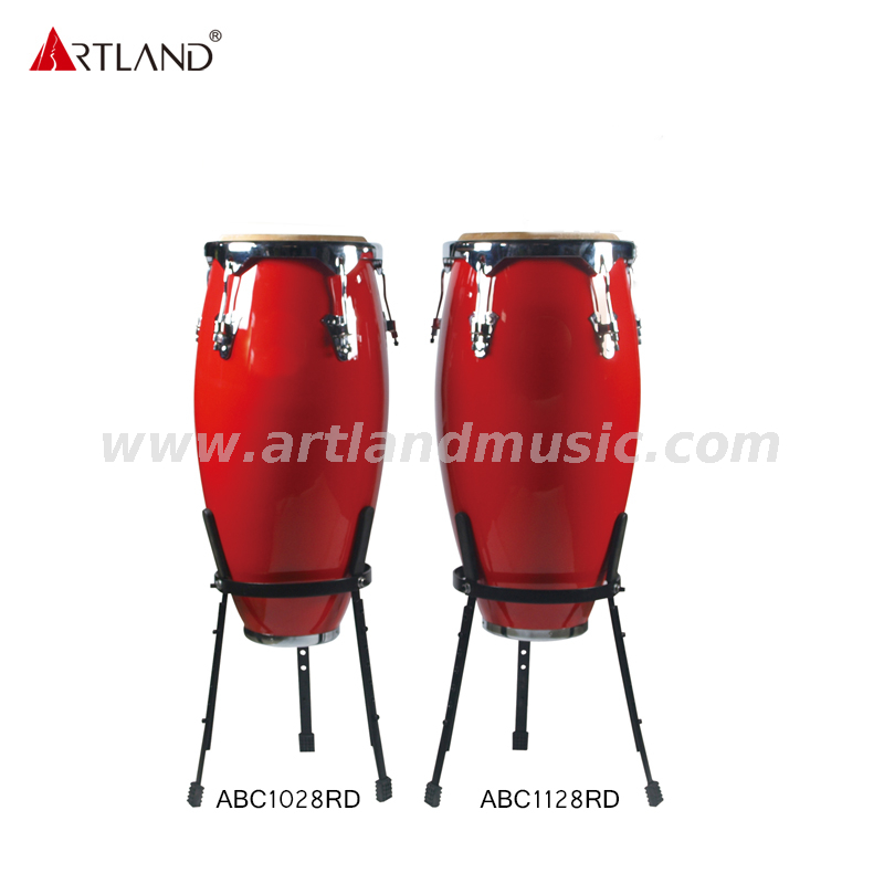 Juego de congas de percusión Artland con soporte de hardware ABC1028RD